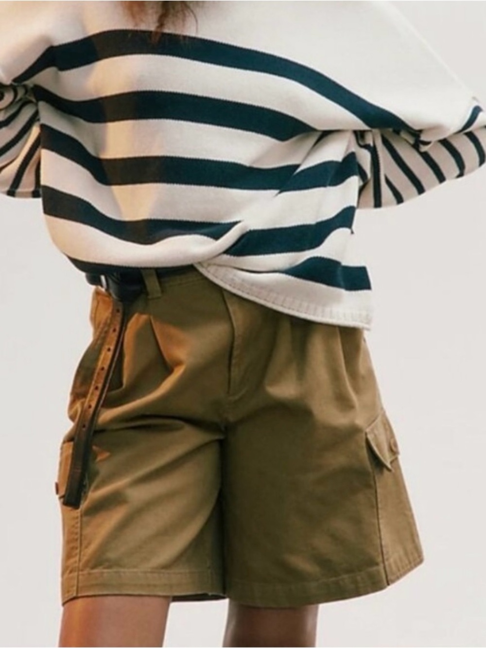NWT Madewell The Harlow Olive Green Cargo Shorts